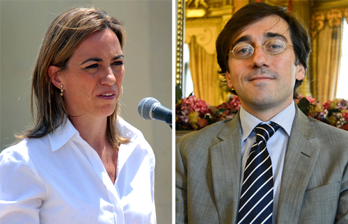 Chacón y Albares, posibles sustitutos de Margallo y Moragas si el PSOE gobierna