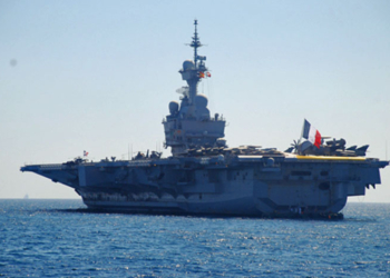 El portaviones Charles de Gaulle.