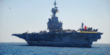 El portaviones Charles de Gaulle.