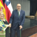 El embajador Jorge Tagle junto con la Secretaria de Estado de Servicios Sociales, Ana Isabel Lima./ Foto: AC