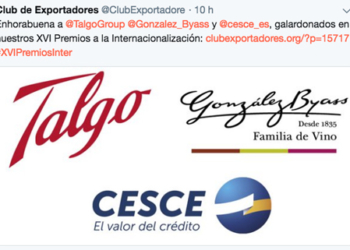 Talgo, González Byass y Cesce, premios del Club de Exportadores