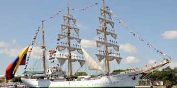 El buque insignia de la armada colombiana ‘Gloria’ llegará el sábado a Las Palmas