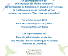 La Embajada de Colombia celebra el Día Mundial del Medio Ambiente
