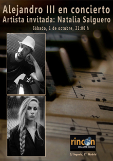 Concierto del pianista Alejandro III en el Rincón del Arte Nuevo
