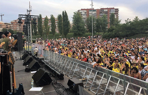 Cinco mil personas en el concierto del Día Nacional de Colombia en Madrid