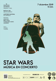 La Orquesta Filarmonía presenta ‘Star Wars en concierto’ en el Auditorio