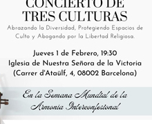Arco Forum presenta el Concierto de Tres Culturas en Barcelona