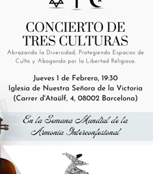 Arco Forum presenta el Concierto de Tres Culturas en Barcelona
