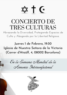 Arco Forum presenta el Concierto de Tres Culturas en Barcelona