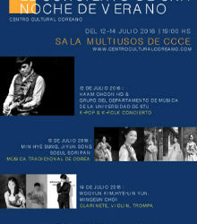 El Centro Cultural Coreano presenta un Concierto de una Noche de Verano