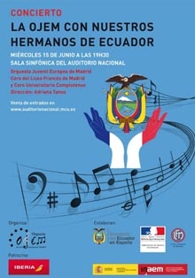 Concierto solidario con Ecuador de las embajadas ecuatoriana y francesa