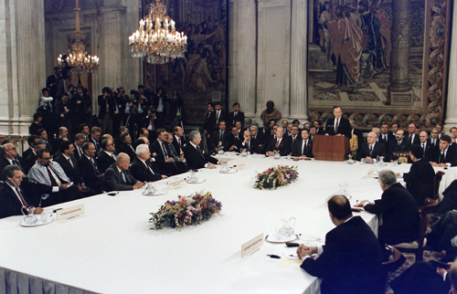 Madrid recordará los 25 años de la Conferencia de Paz sobre Oriente Próximo