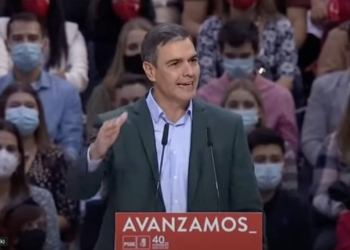 Pedro Sánchez, durante el Congreso del PSOE celebrado este fin de semana en Valencia./ Imagen: YouTube