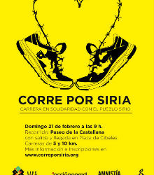 Corre por Siria: Casa Árabe se solidariza con el pueblo sirio