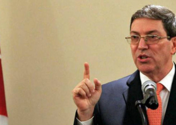 El canciller cubano, Bruno Rodríguez.