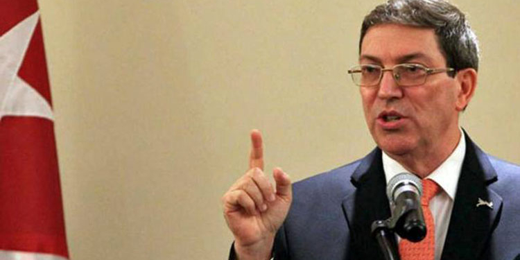 El canciller cubano, Bruno Rodríguez.
