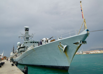 Primera visita a España de un buque del Grupo de Combate del portaaviones Queen Elizabeth   