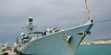 Primera visita a España de un buque del Grupo de Combate del portaaviones Queen Elizabeth   