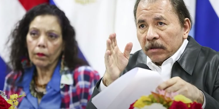 Daniel Ortega y Rosario Murillo./ Imagen: YouTube