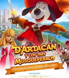 Se estrena en pantalla grande ‘D’Artacán y los tres Mosqueperros’