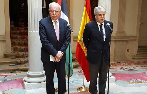 Palestina pide a España que sea “el motor” de la UE de cara al proceso de paz