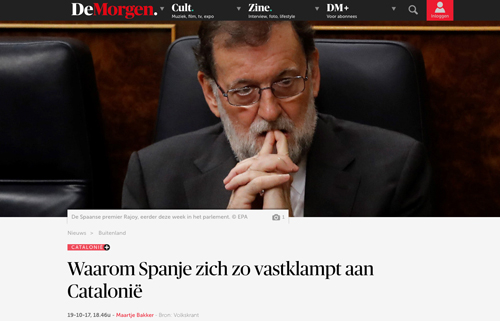 España niega haber protestado ante Bélgica por su posición sobre Cataluña