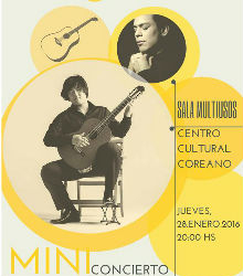 Concierto del guitarrista Deion Cho en el Centro Coreano de Madrid