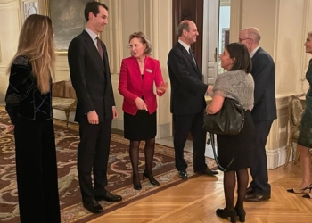 El embajador de Italia, Ricardo Guariglia, se despide de España