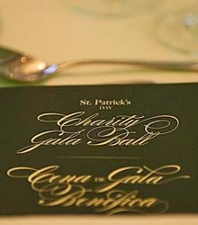 Baile Benéfico anual del Día de San Patricio en el Hotel Westin Palace