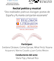 III Diálogos Literarios Hispano-Rumanos en la Feria del Libro de Madrid