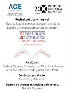 III Diálogos Literarios Hispano-Rumanos en la Feria del Libro de Madrid