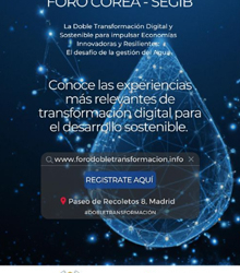 La Embajada de Corea y la SEGIB tratan ‘El desafío de la gestión del agua’