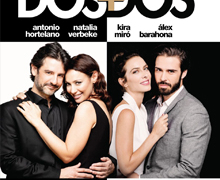 ‘Dos más dos’, entretenidísima comedia en el Teatro Lara de Madrid