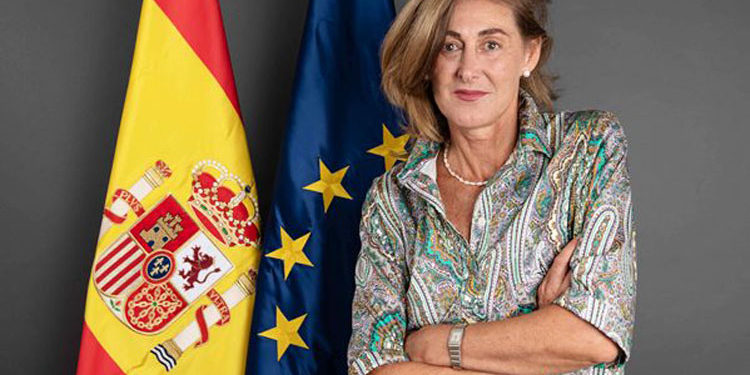 La Embajadora en Lisboa, Marta Betanzos, es una de las pocas mujeres destinadas en jefaturas de cierto relieve./ Foto: MAEC