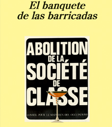 El Instituto Francés presenta el libro ‘El banquete de las barricadas’