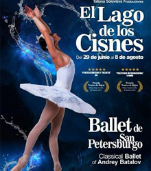 El Ballet de San Petersburgo presenta ‘El lago de los cisnes’
