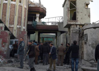 Atentado contra la Embajada de España en Kabul en 2015./ Foto: Embajada de España