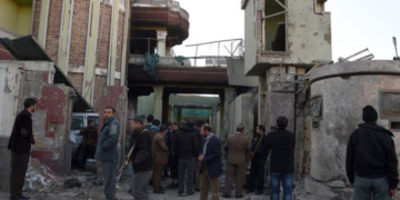 Atentado contra la Embajada de España en Kabul en 2015./ Foto: Embajada de España