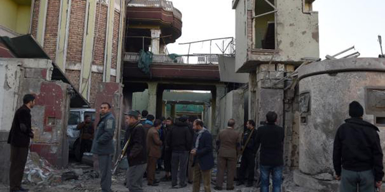 Atentado contra la Embajada de España en Kabul en 2015./ Foto: Embajada de España