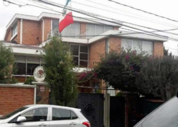 La Embajada de México en La Paz.