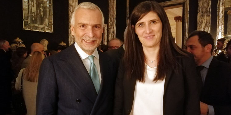 La Embajada italiana recibe a la alcaldesa de Turín, Chiara Appendino