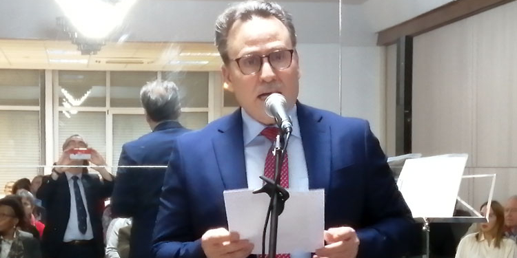 El embajador cubano, Gustavo Machín, ensalzó los valores heredados de José Martí./ Fotos: JDL