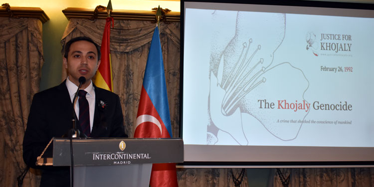 La Embajada de Azerbaiyán conmemora el genocidio de Jodyalí
