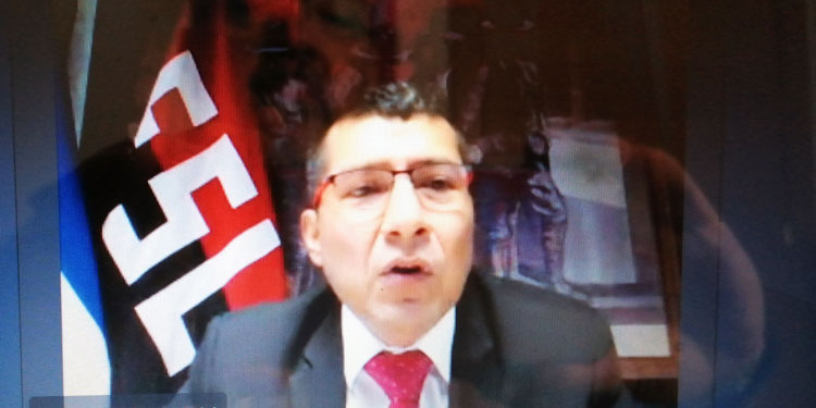 El embajador de Nicaragua recordó la figura de Sandino y su legado