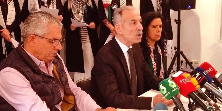 Artistas españoles presentan un ‘Manifiesto contra la masacre en Gaza’ en la Misión de Palestina