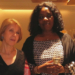 La embajadora ghanesa Elizabeth Adjei, junto con la embajadora de Argelia homenajeada Taous Feroukhi / Foto: J.D. Latorre