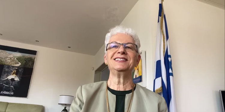 Original recepción del 73º Día de la Independencia del Estado de Israel