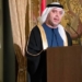El embajador Majid al-Suwaidi durante su discurso.