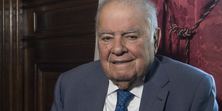 Enrique V. Iglesias, primer secretario general iberoamericano, participó en el encuentro organizado por Casa de América. / Foto: Casa de América