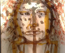 Exposición de la pintora Lina Fucà en el Instituto Italiano de Cultura